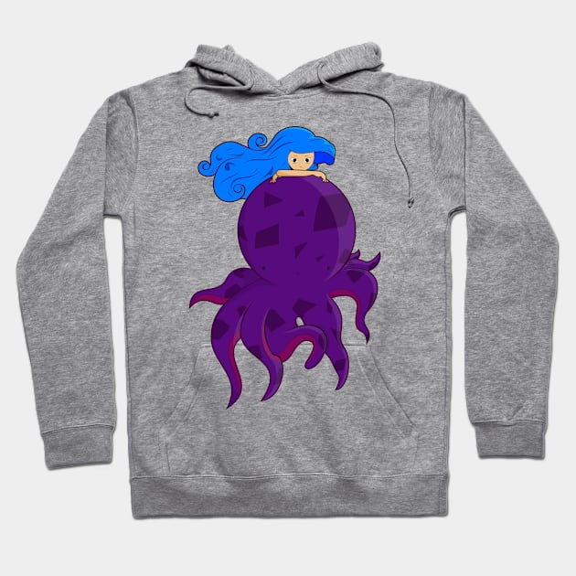 Octopus Queen Hoodie by Scanline